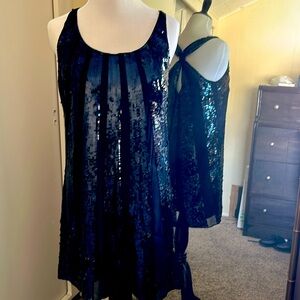 Black sequin Juicy Couture dress.